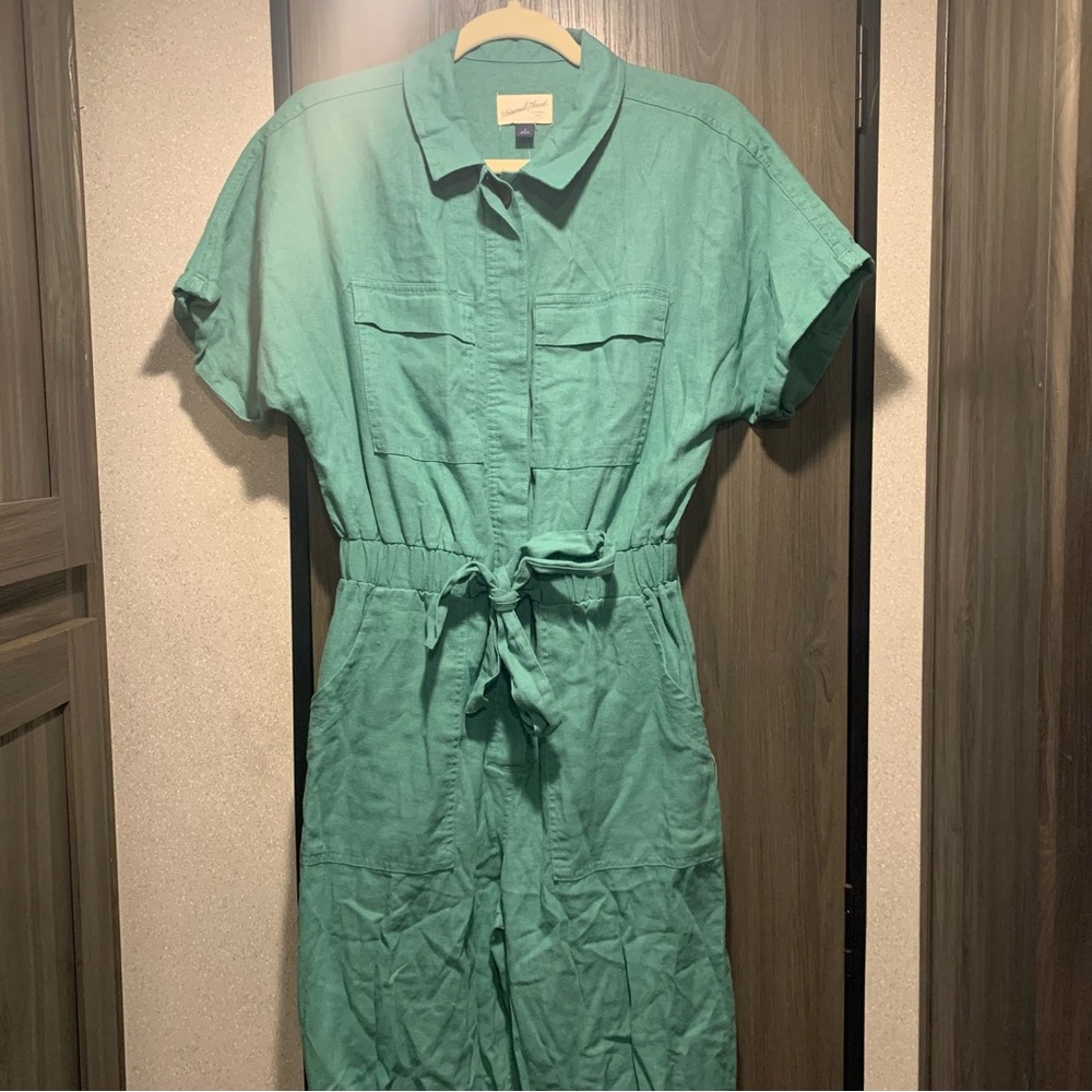 NWT Universal Thread Green Short Sleeve Jumpsuit Size 2 - Picture 3 of 12